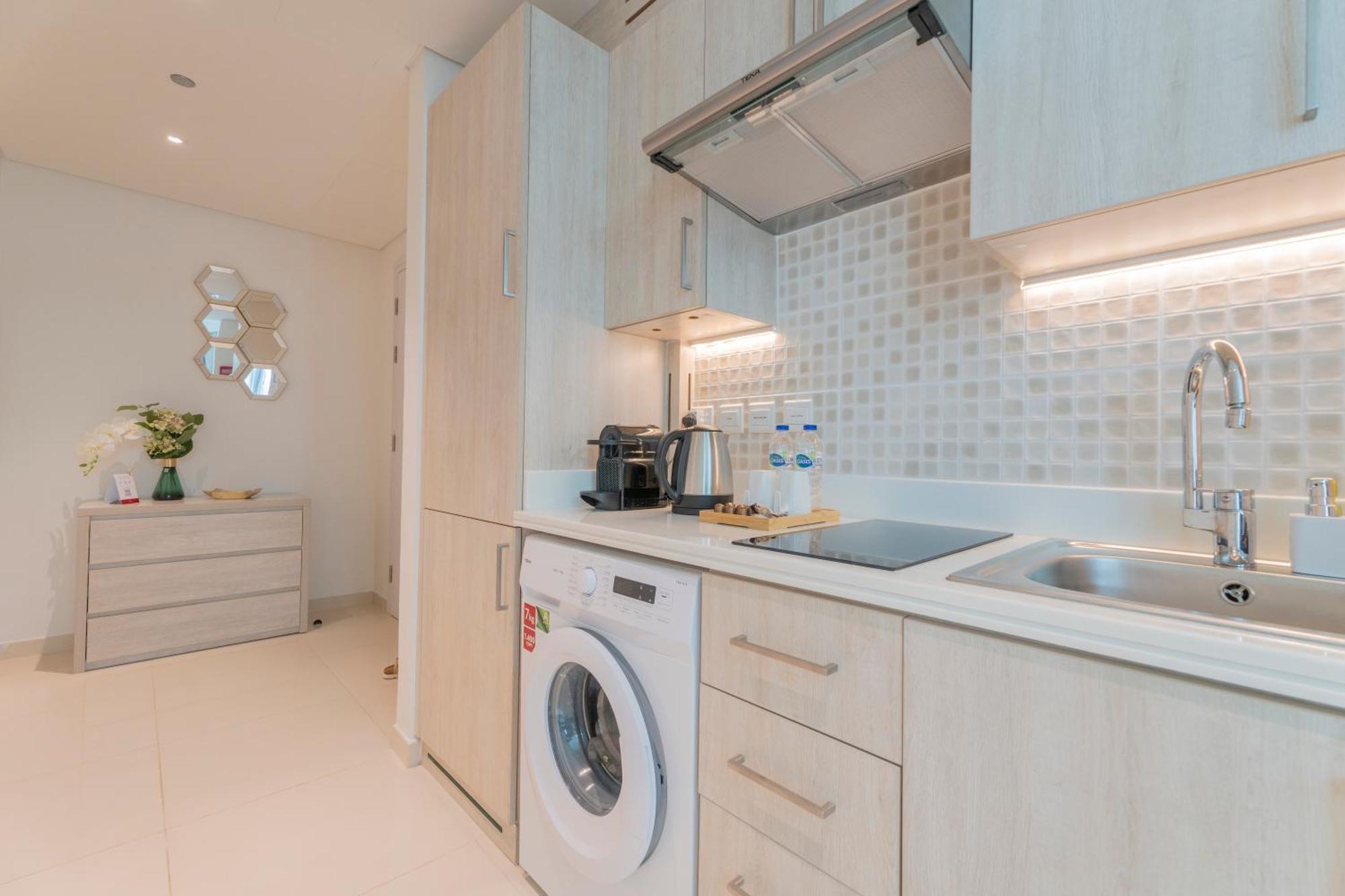 Studio With Private Beach Access At Palm Jumeirah Dubaj Exteriér fotografie